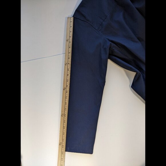 Akashi Kama Noragi Jacket Unisex Navy Blue Japanese Cotton MEDIUM Made In USA - Picture 12 of 12